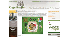 Desktop Screenshot of organikuskert.hu